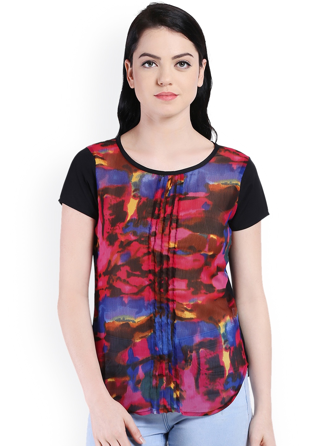 

Style Quotient Women Multicoloured Printed Top, Multi