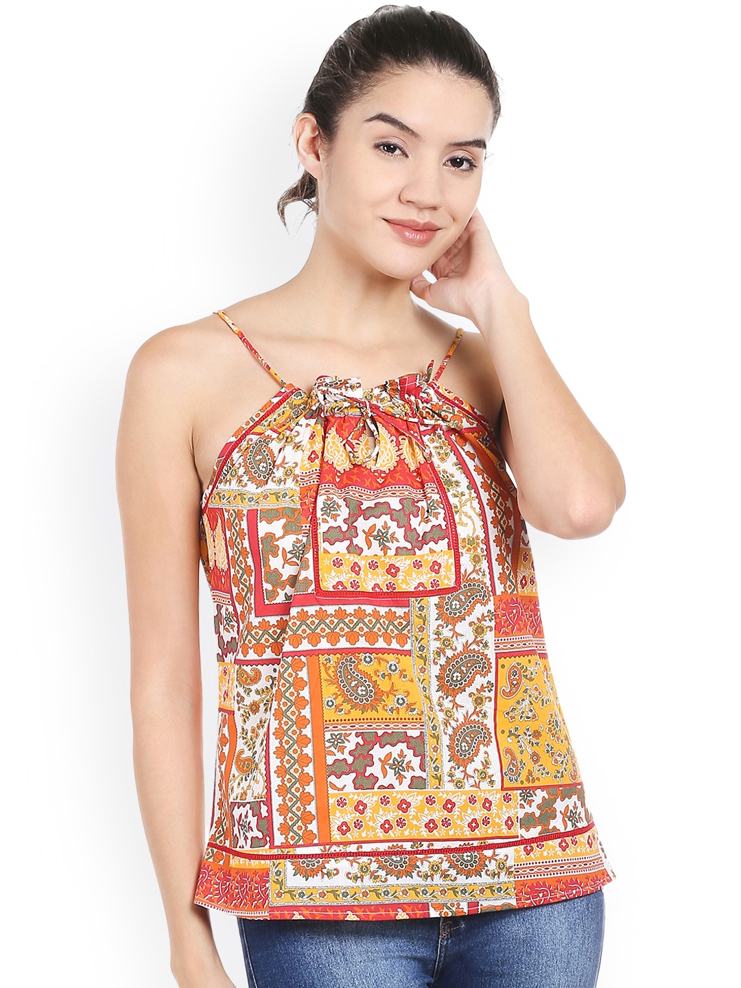 

Style Quotient Women Multicoloured Solid Top, Multi