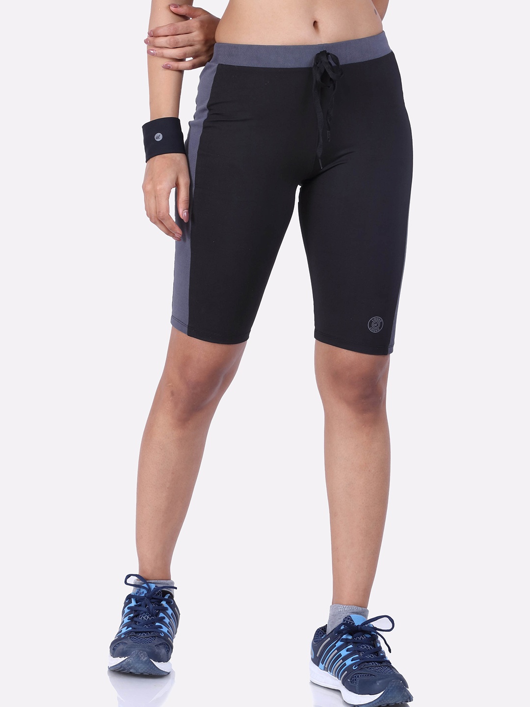 

LAASA SPORTS Women Black Training or Gym Sports Shorts