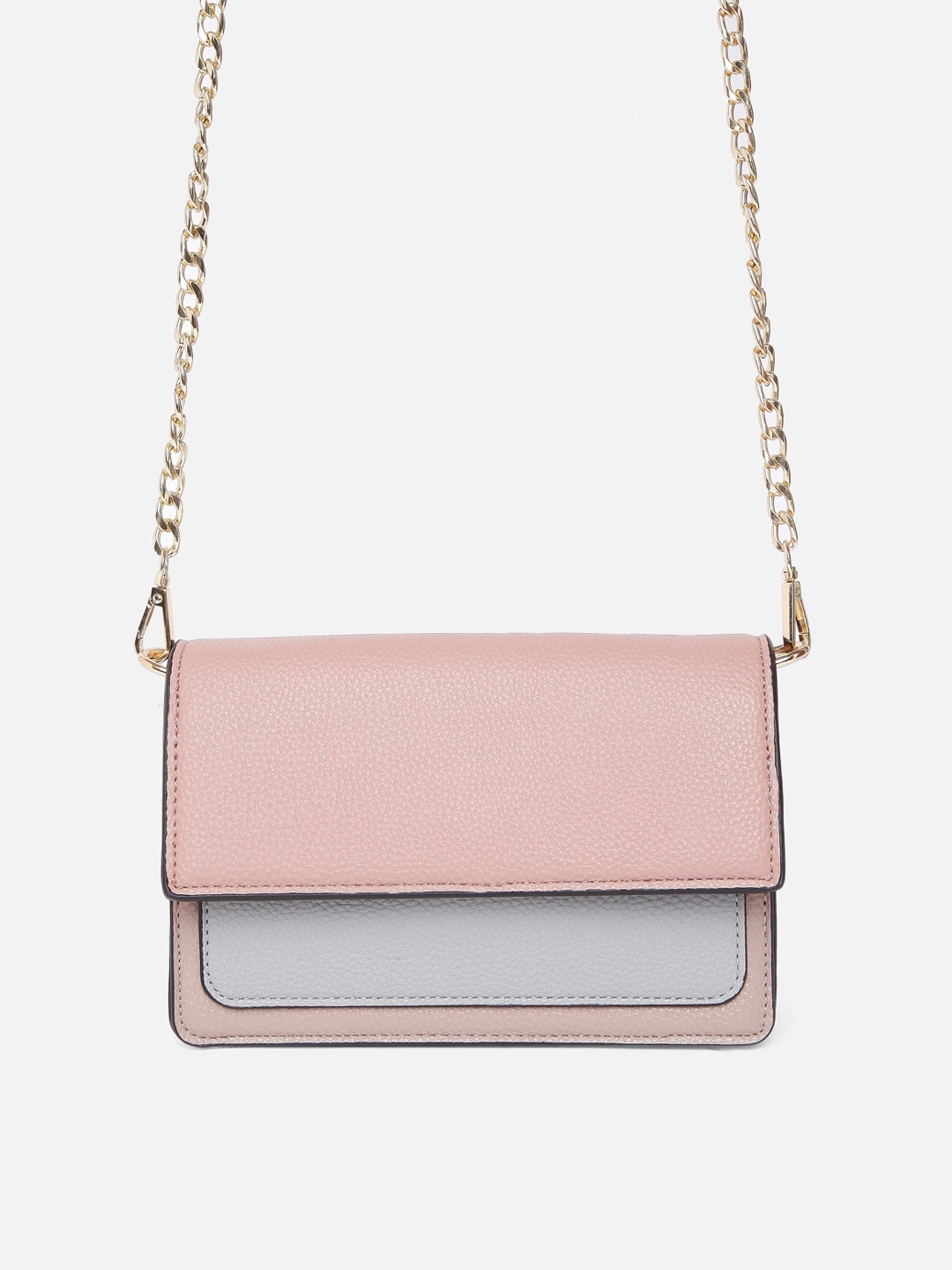 

Vero Moda Pink PU Structured Sling Bag