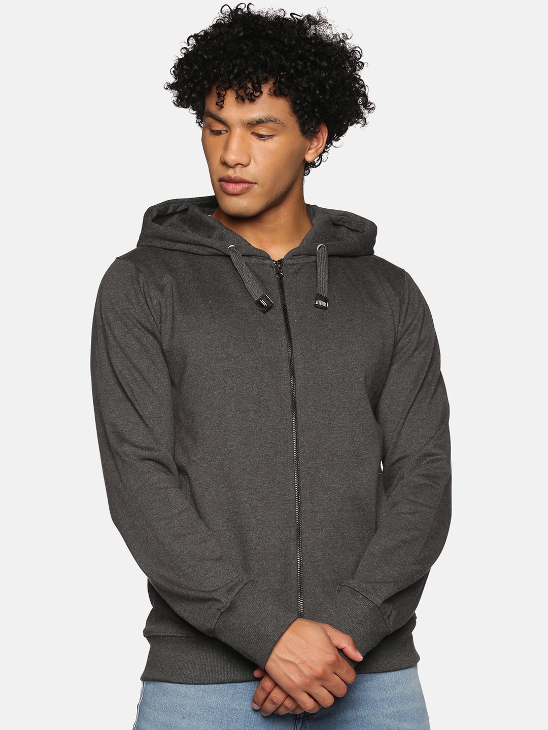 

ATTIITUDE Men Charcoal Bomber Jacket