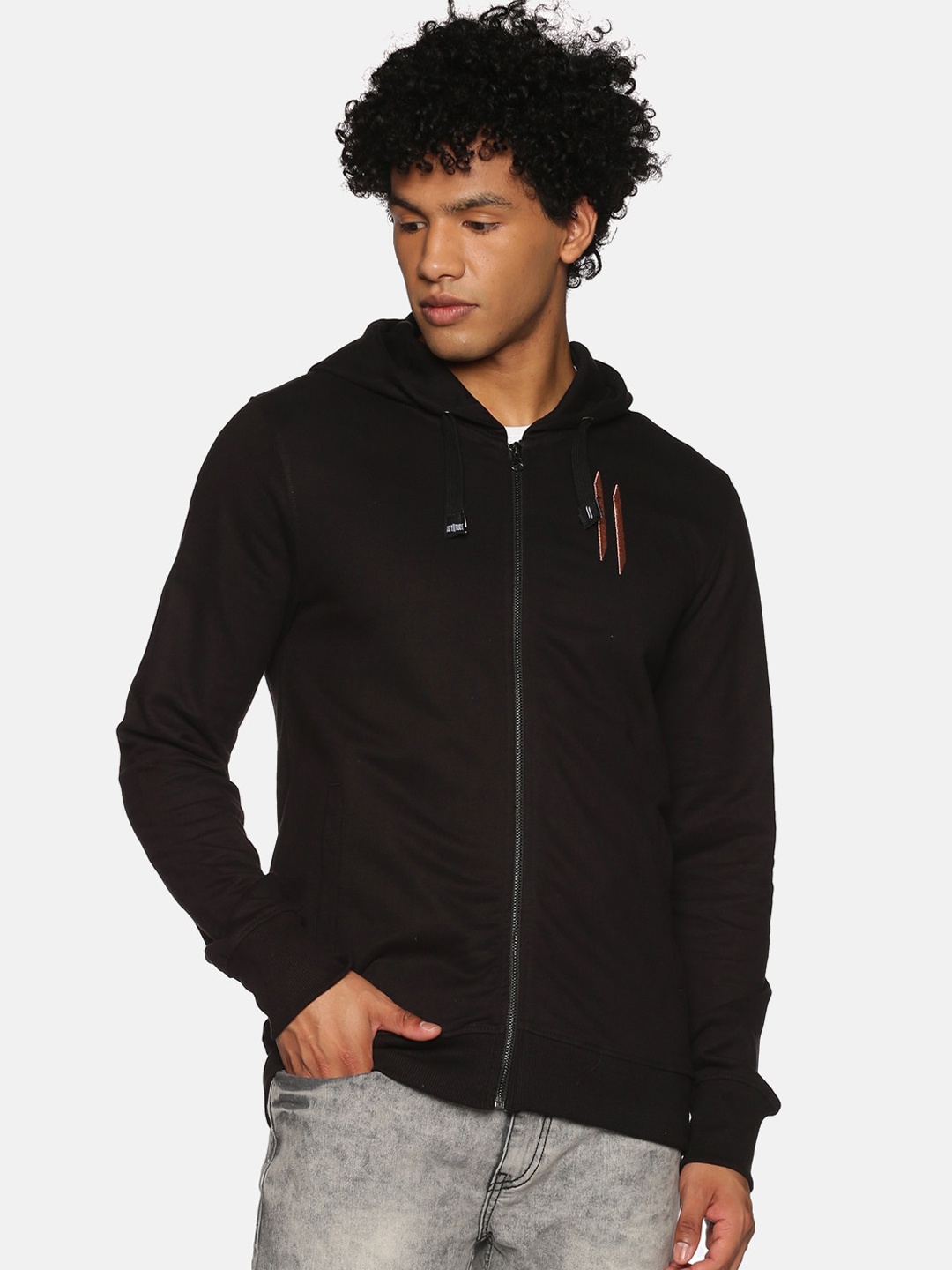 

ATTIITUDE Men Black Rapid Dry Bomber Jacket
