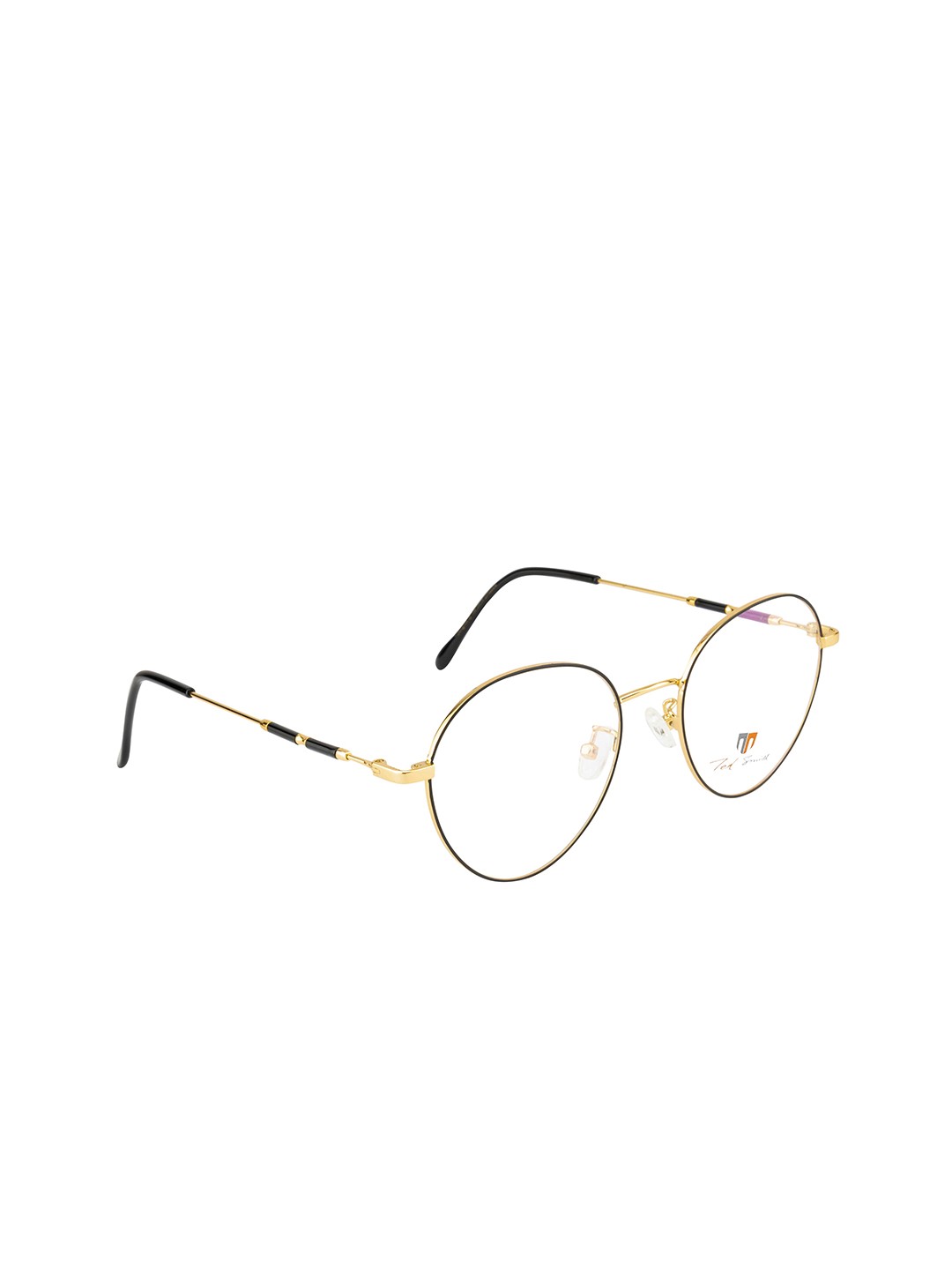 

Ted Smith Adult Gold-Toned Full Rim Round Frames