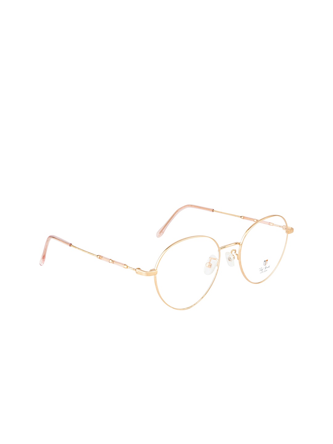 

Ted Smith Unisex Gold-Toned Solid Round Frames TS-9071_C5-Gold