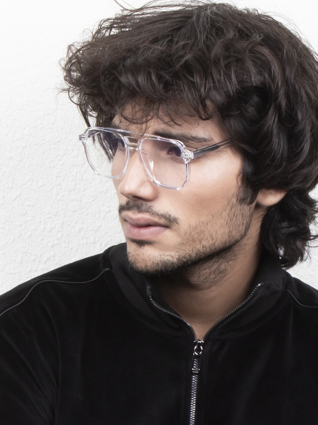 

Ted Smith Adult Transparent Full Rim Aviator Frames Eyeglasses