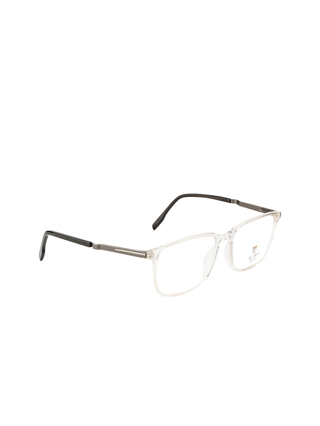 

Ted Smith Adult Transparent & Black Full Rim Wayfarer Frames Eyeglasses