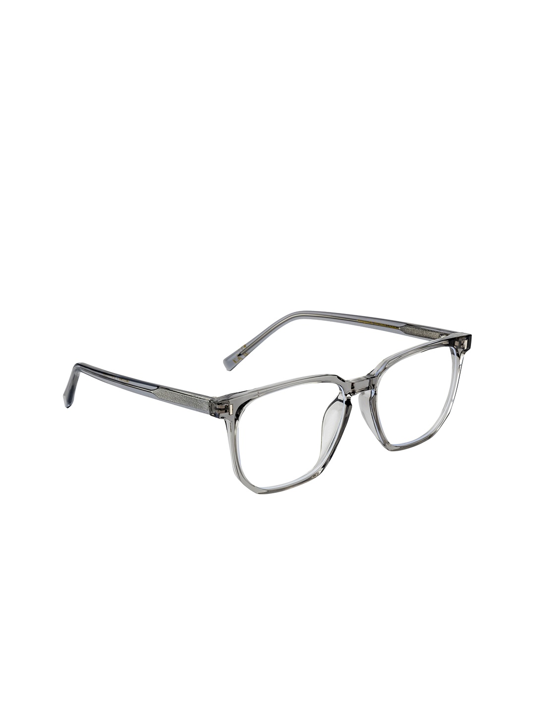 

Ted Smith Unisex Grey Full Rim Rectangle Frames Eyeglasses