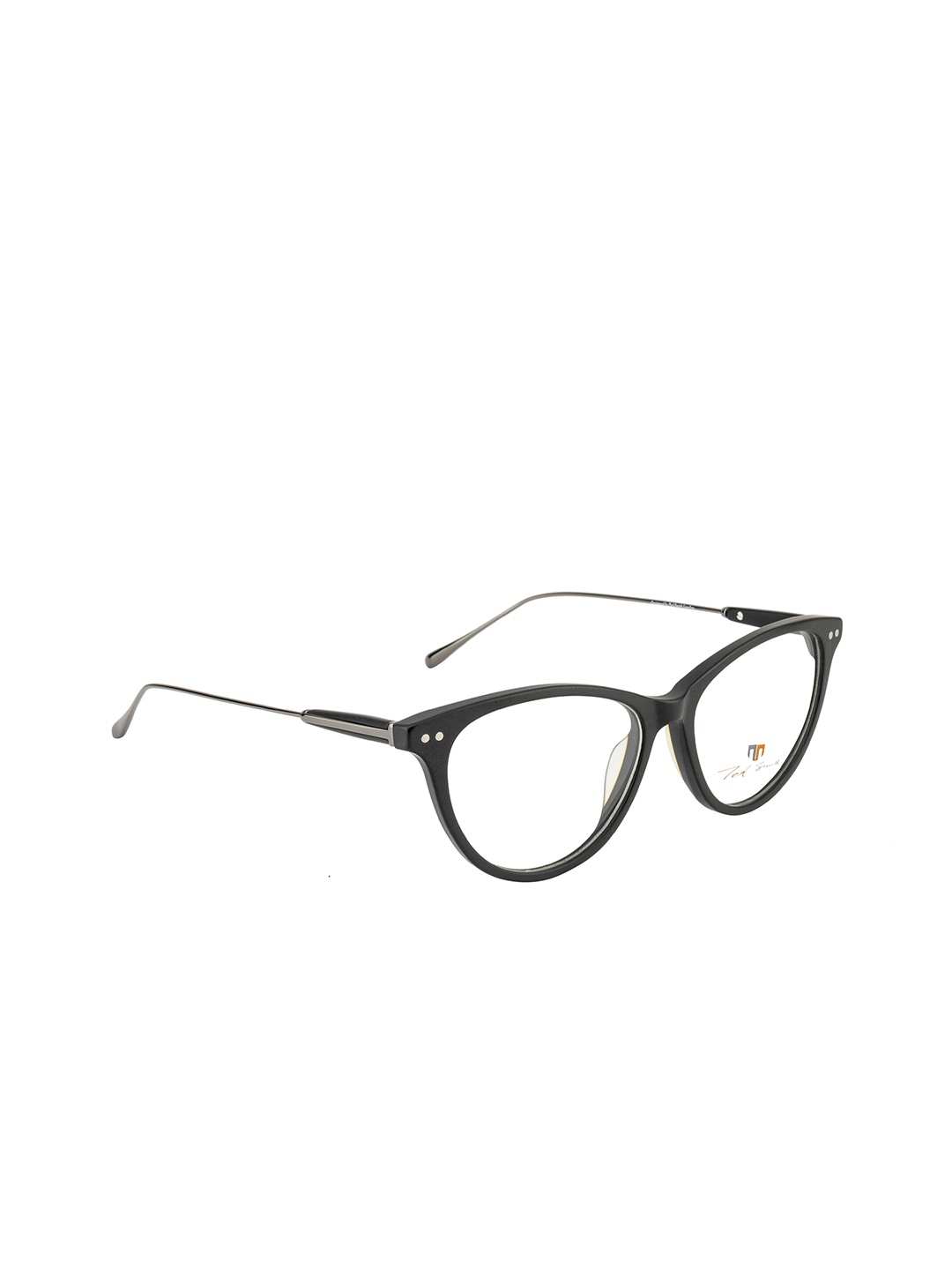 

Ted Smith Women Black Full Rim Cateye Frames Eyeglasses