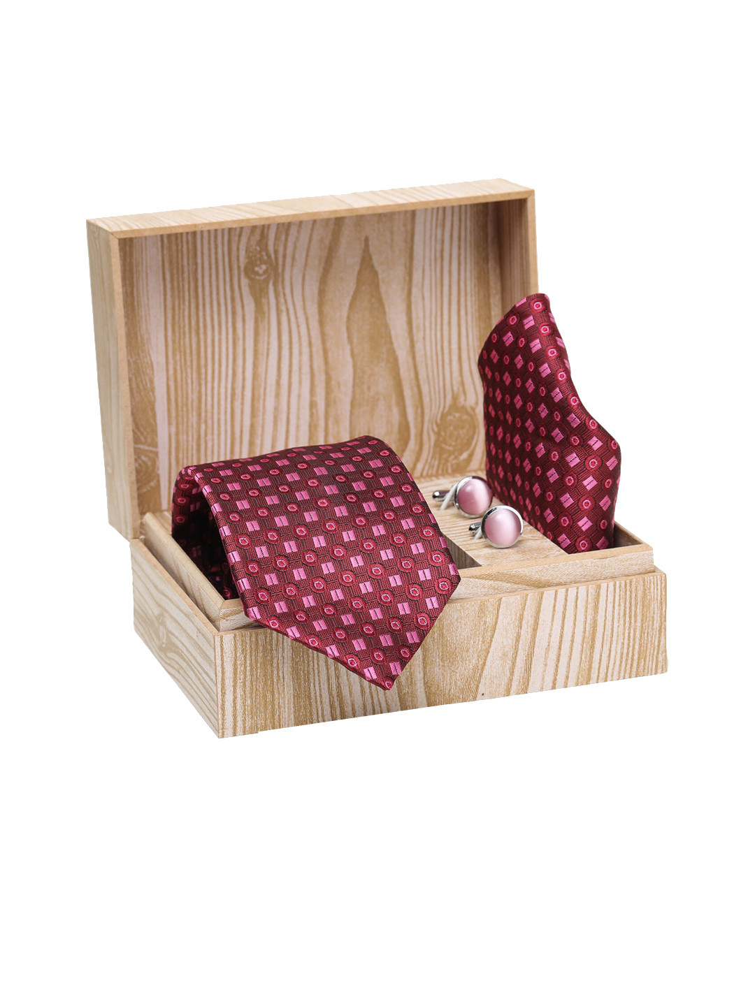 

ELLIS Men Red Printed Accessory Gift Set