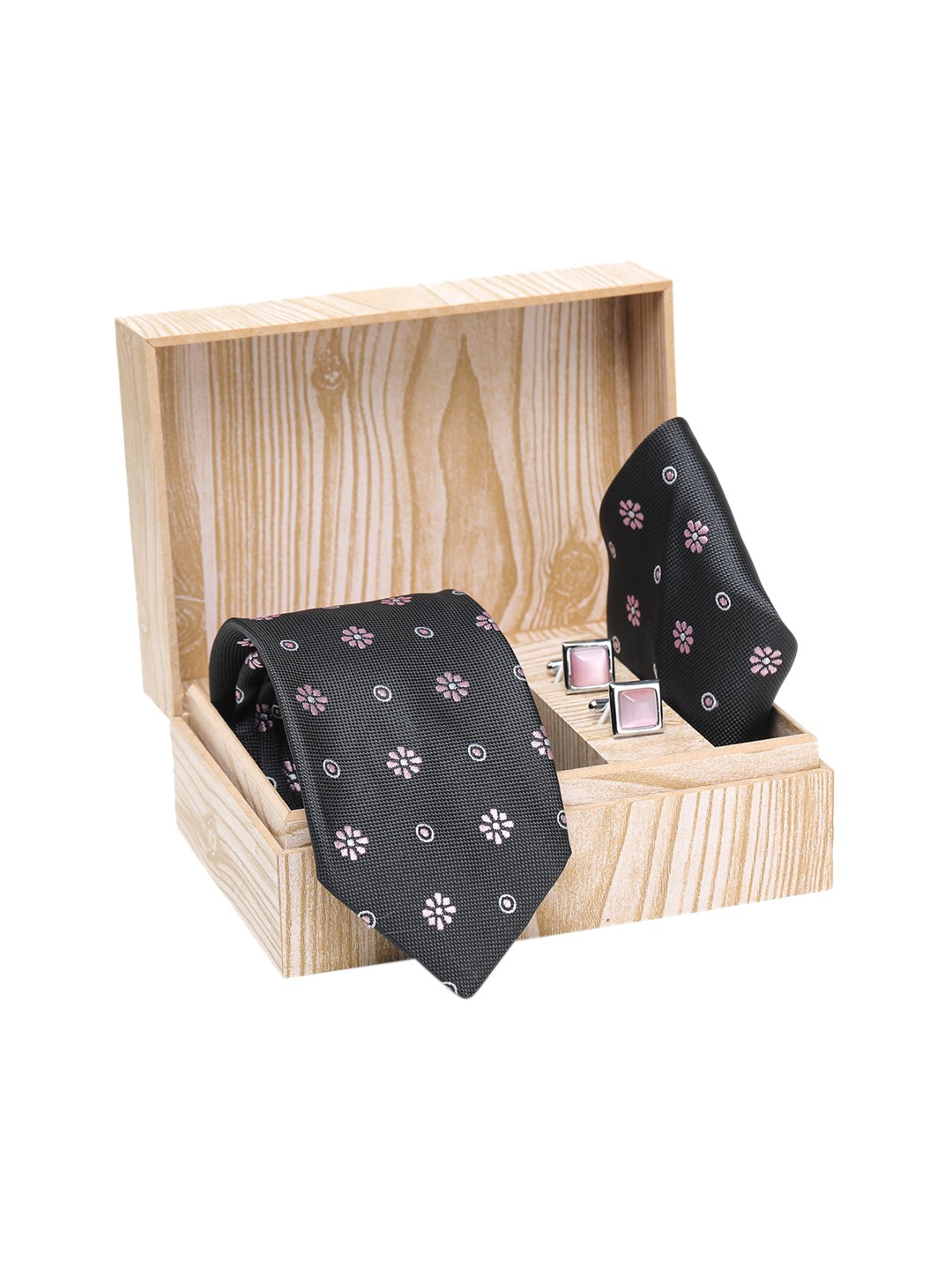 

ELLIS Men Black Printed Accessory Gift Set