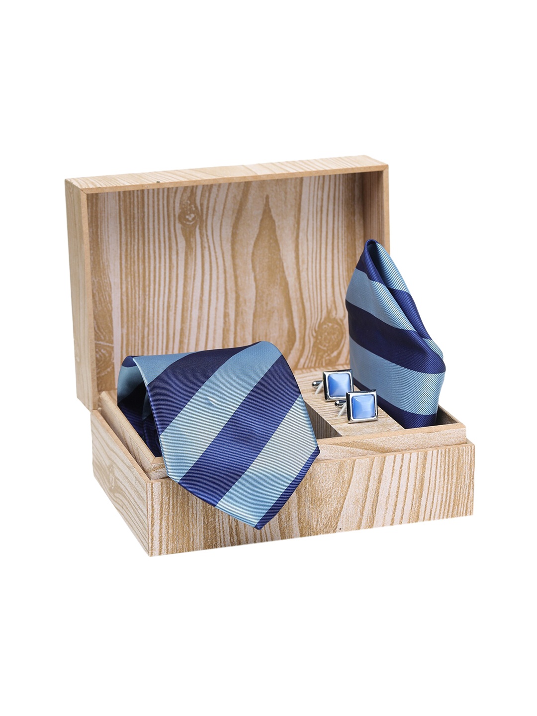 

ELLIS Men Blue & Silver-Toned Accessory Gift Set