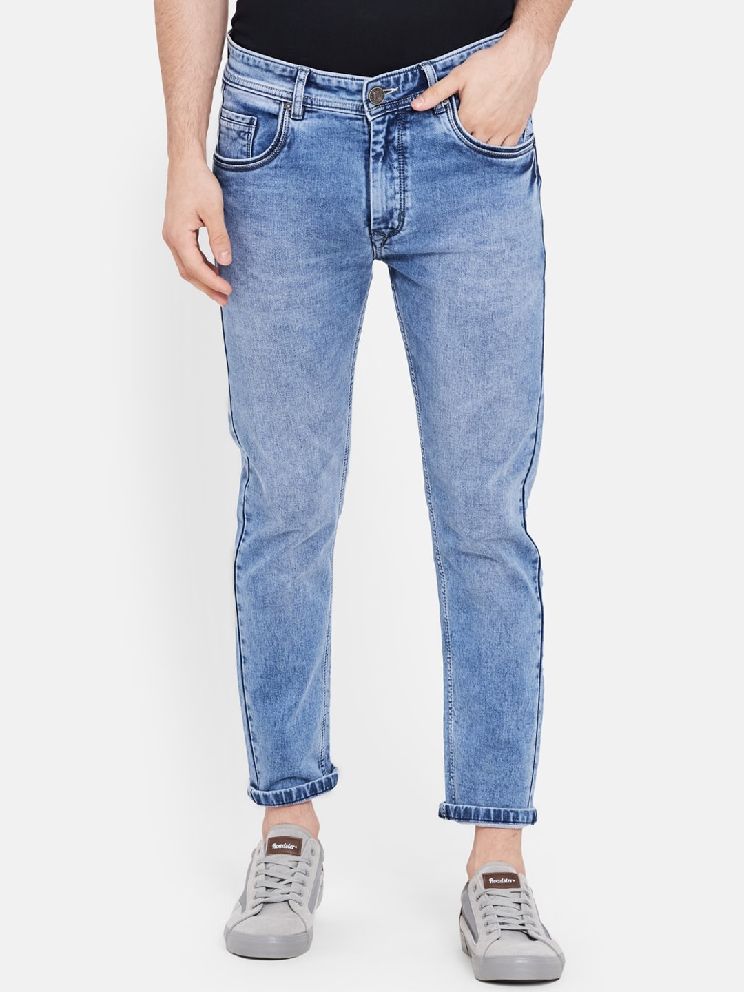 

Duke Men Blue Slim Fit Stretchable Heavy Fade Jeans