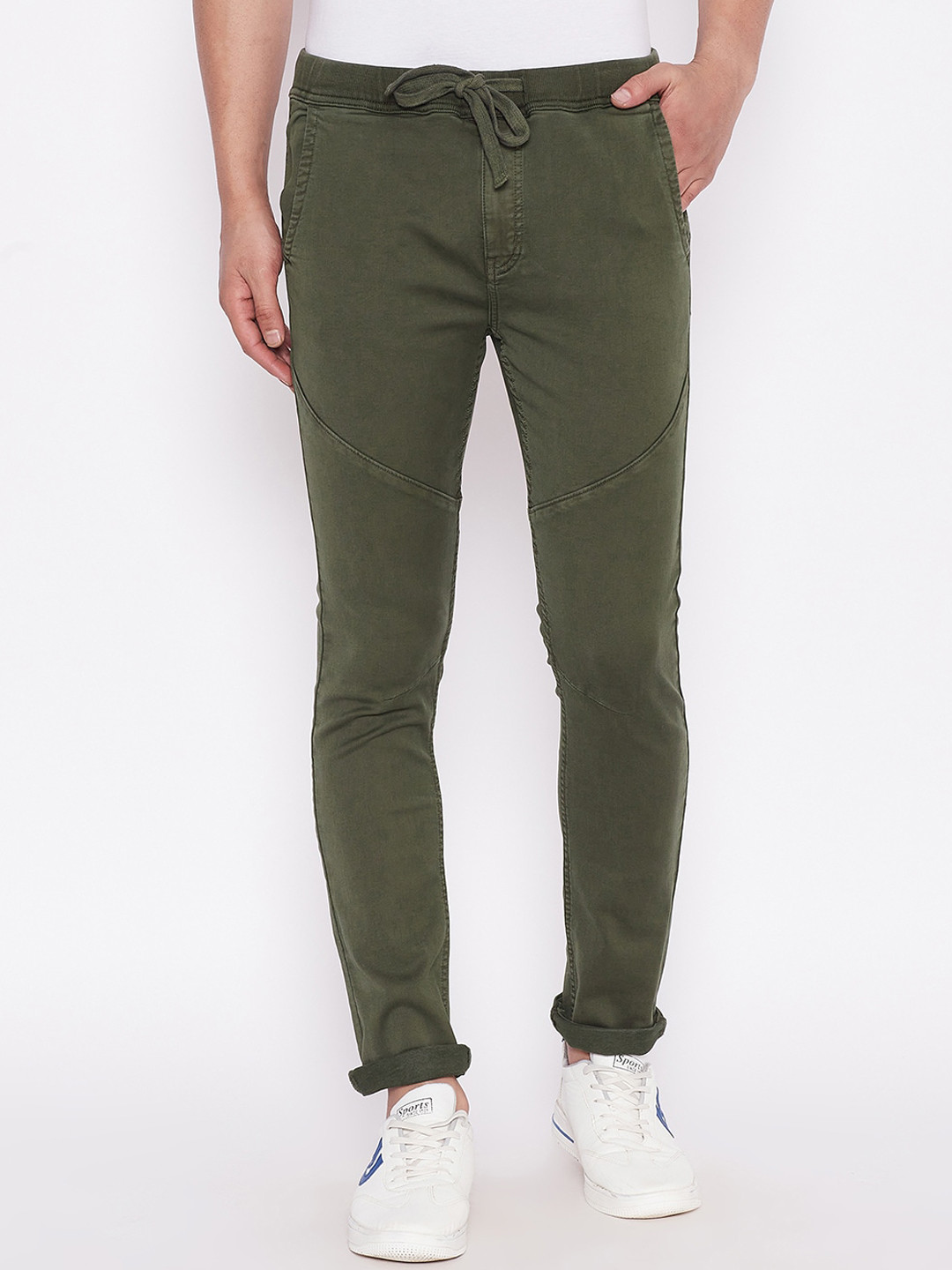

Duke Men Green Slim Fit Stretchable Cotton Jeans