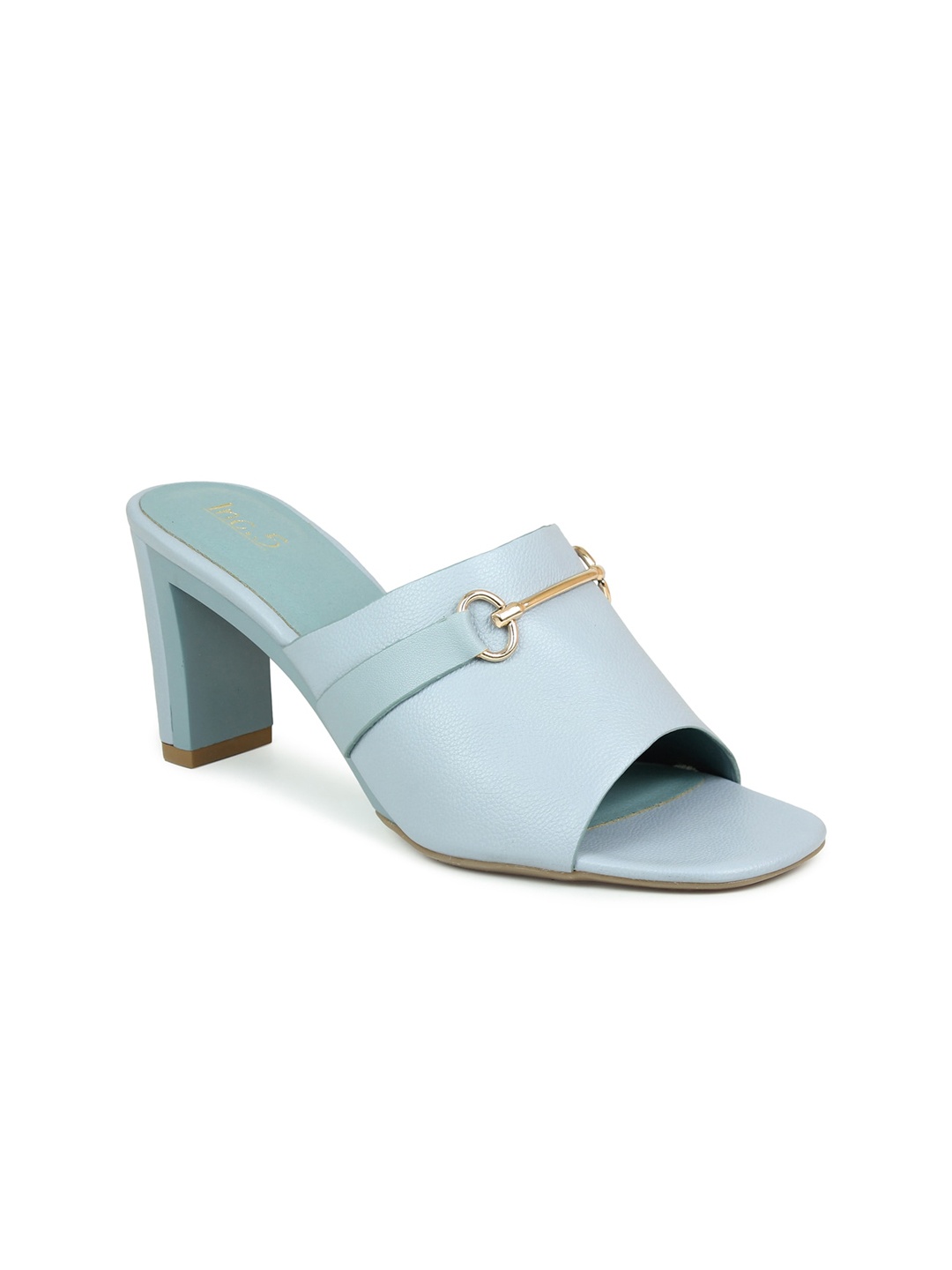 

Inc 5 Blue Block Sandals