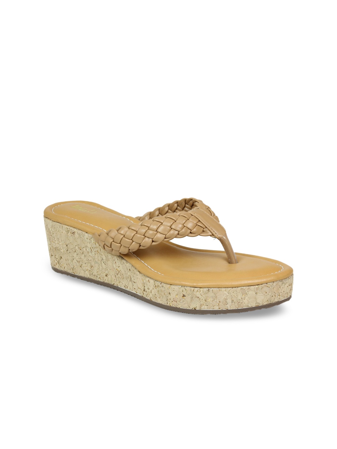 

Inc 5 Beige Wedge Sandals