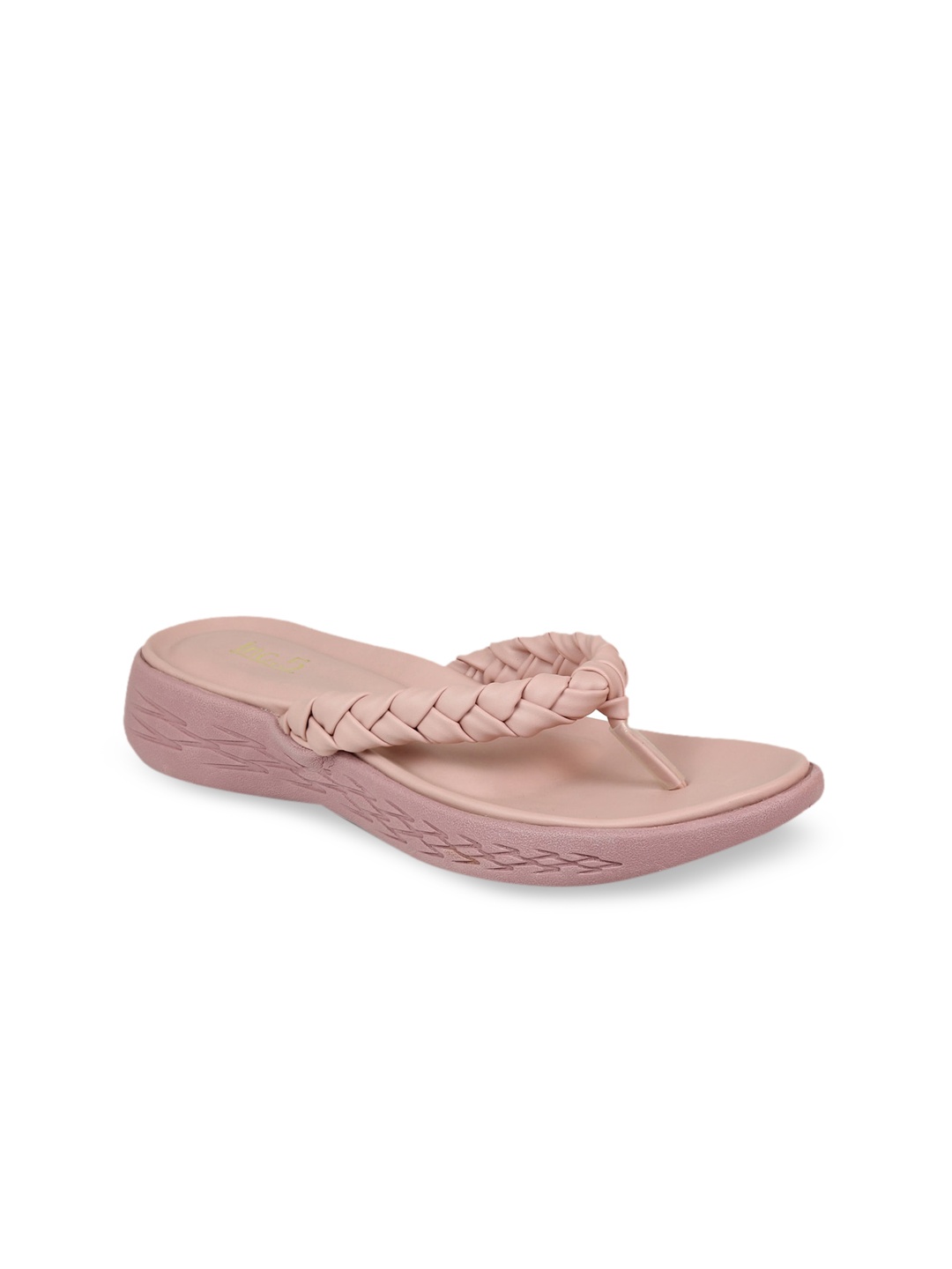 

Inc 5 Peach-Coloured Comfort Sandals