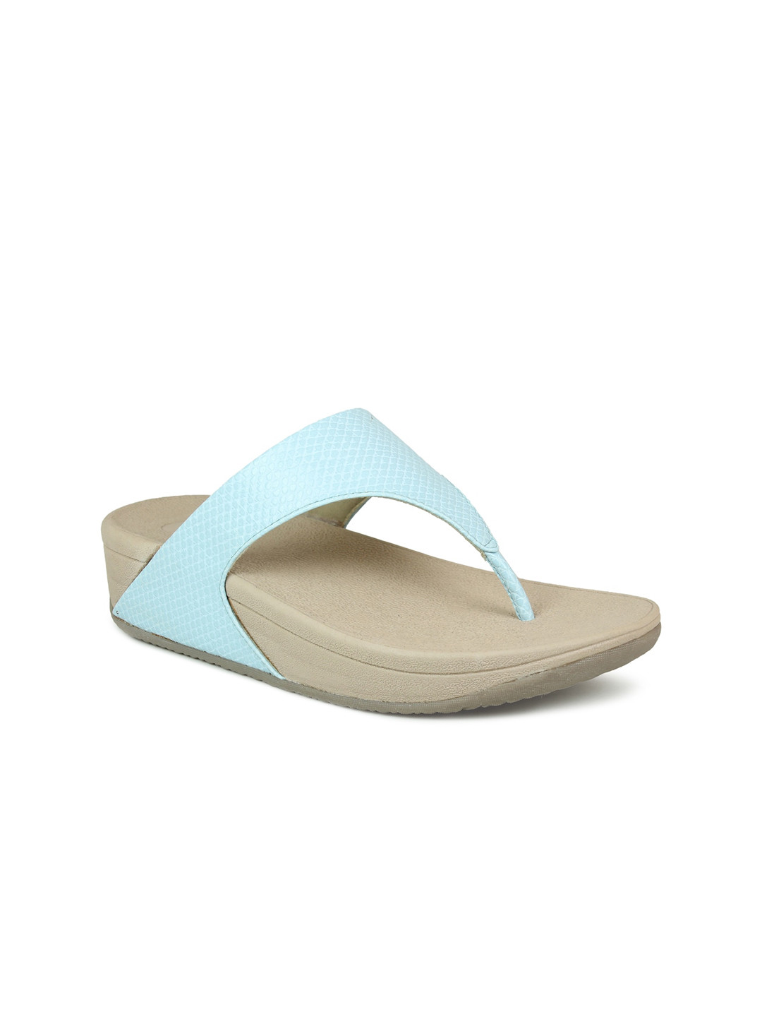 

Inc 5 Blue Wedge Sandals
