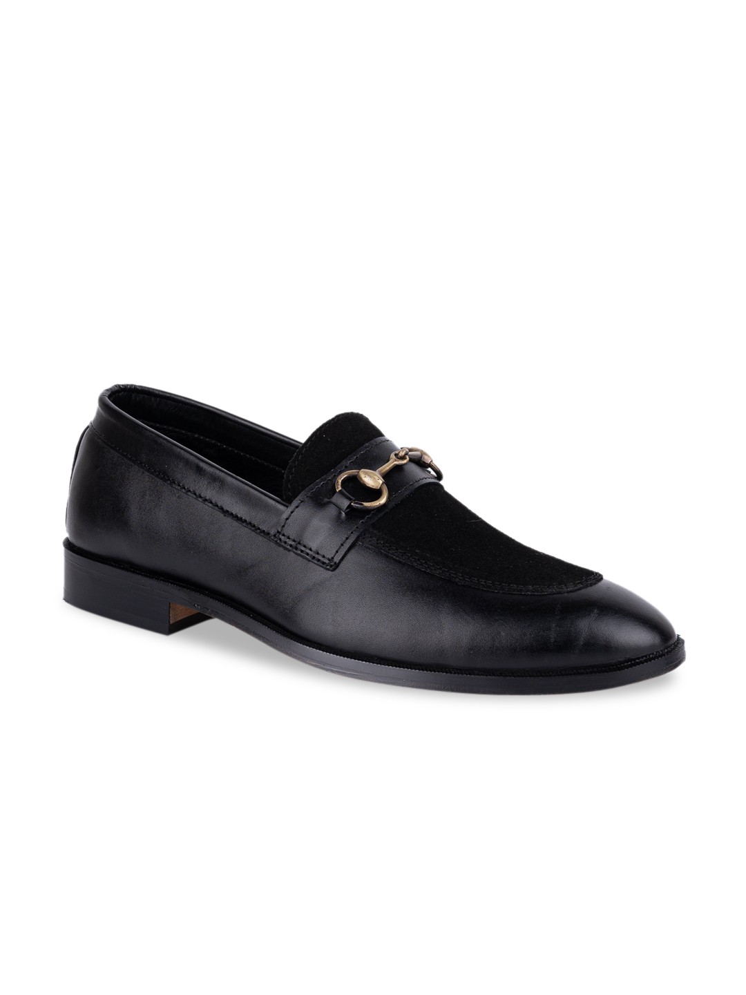 

LA BOTTE Men Black Leather Loafers