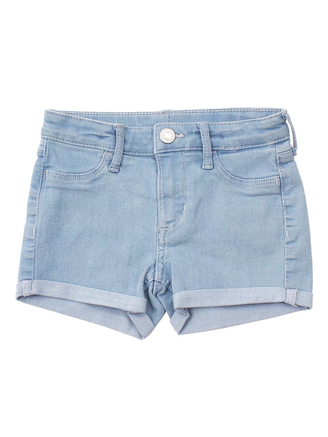 

Lil Lollipop Girls Blue Washed Hot Pants Shorts
