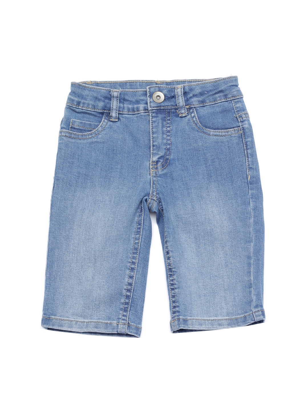 

Lil Lollipop Unisex Kids Blue Washed Denim Shorts