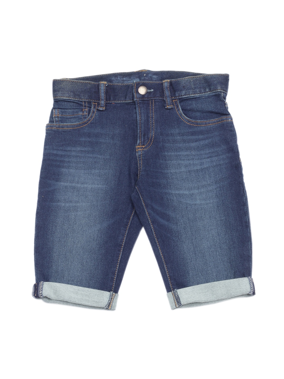 

Lil Lollipop Unisex Kids Blue Washed Denim Shorts