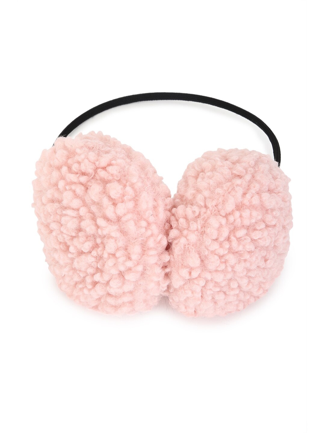 

FOREVER 21 Women Peach-Coloured Fur Hairband