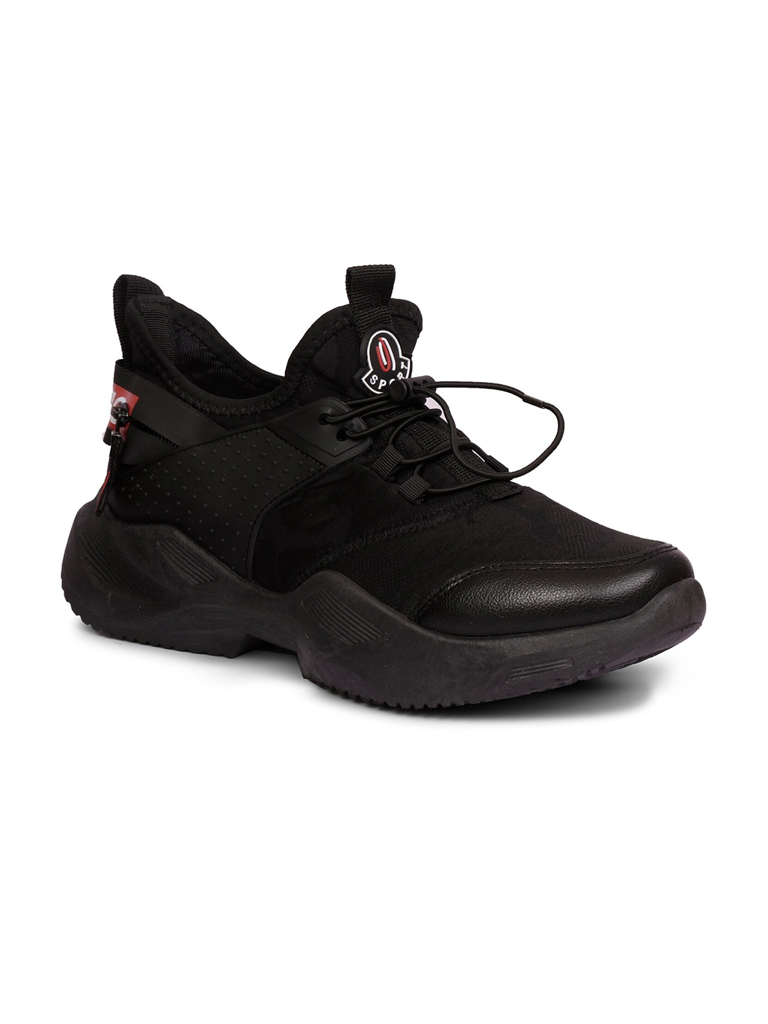 

CIPRAMO SPORTS Men Black Running Non-Marking Shoes