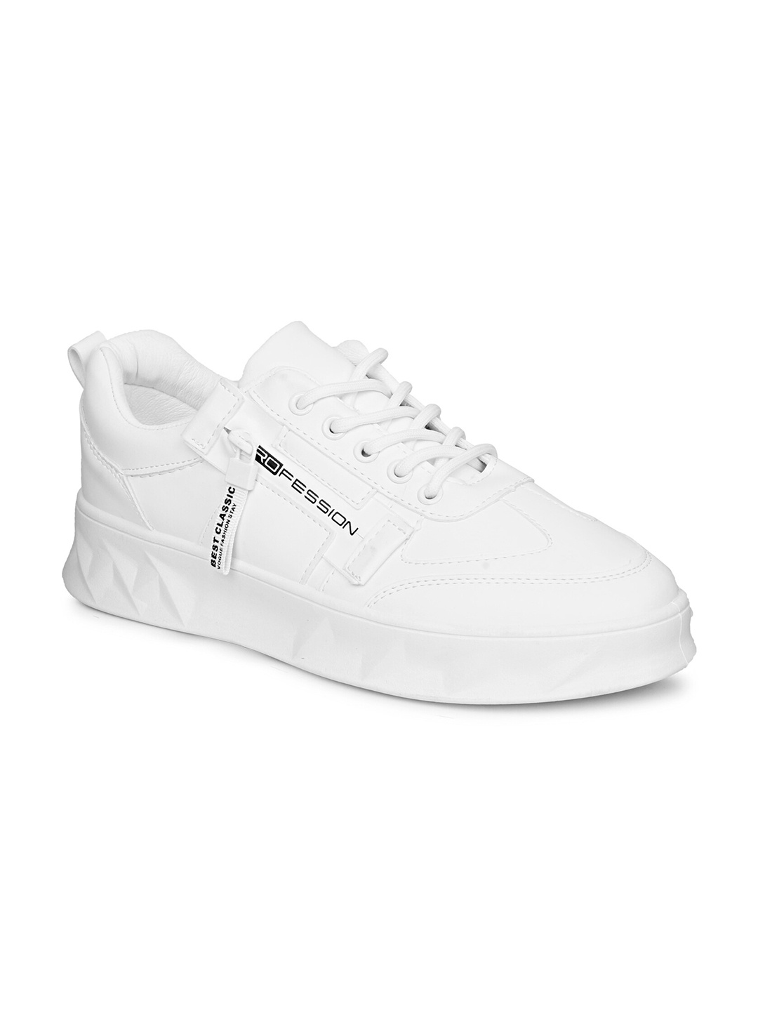 

CIPRAMO SPORTS Men White PU Sneakers