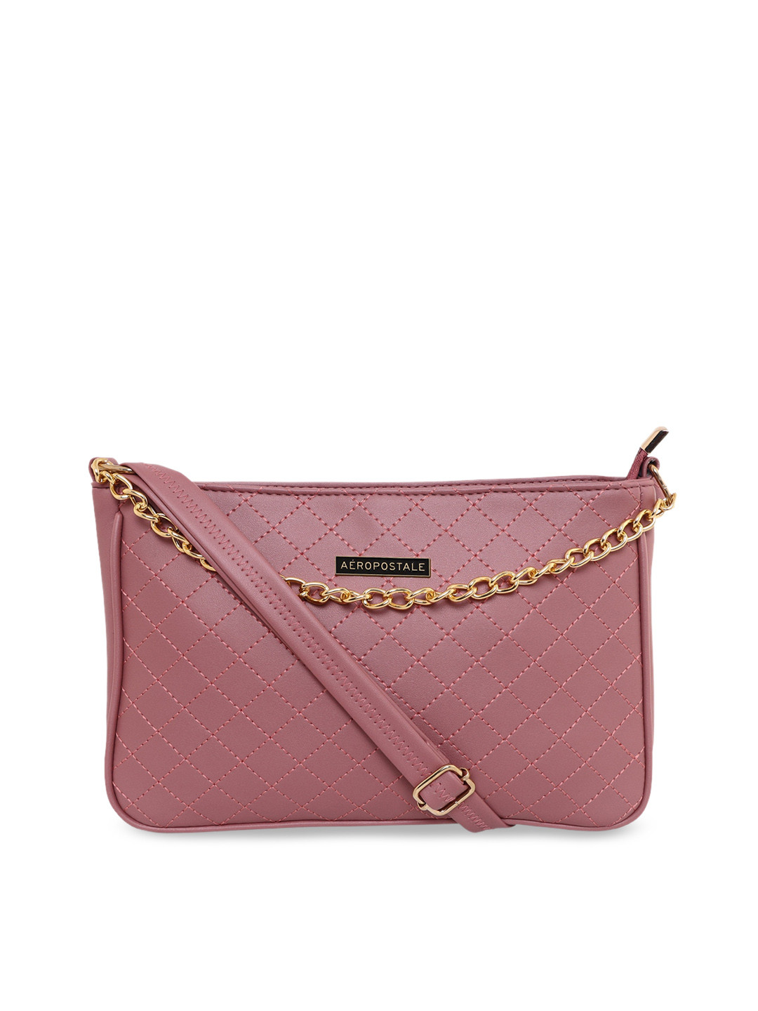 

Aeropostale Mauve Quilted Handheld Bag