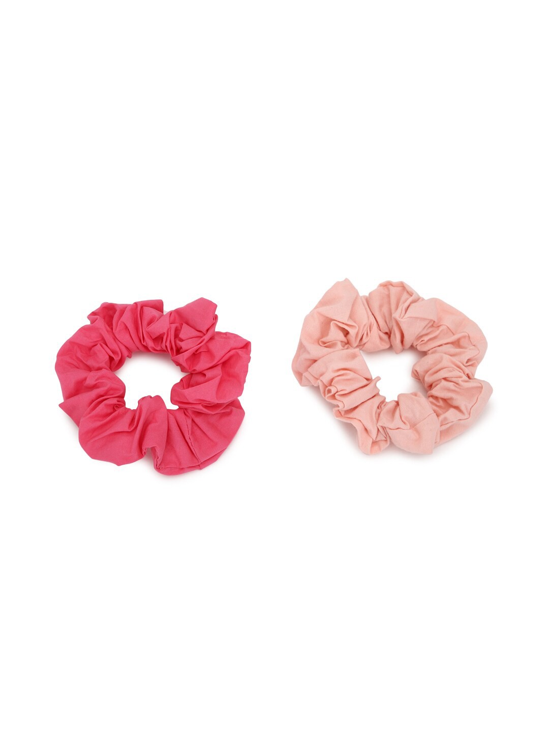 

FOREVER 21 Women Pink & Peach-Coloured Set Of 2 Ponytail Holders