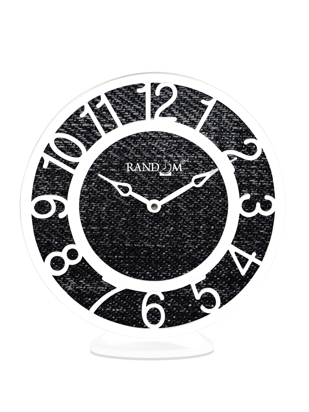 

RANDOM Black & White Printed Round Contemporary Wall Clock 20 cm