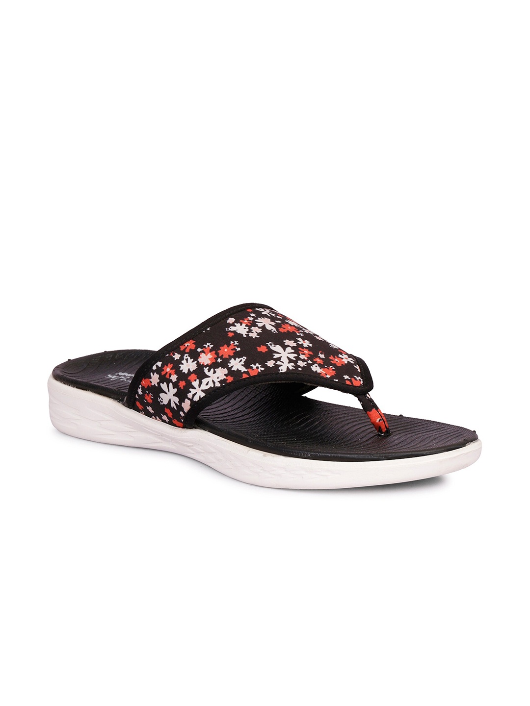 

SKORA Women Black & White Printed Slip-On
