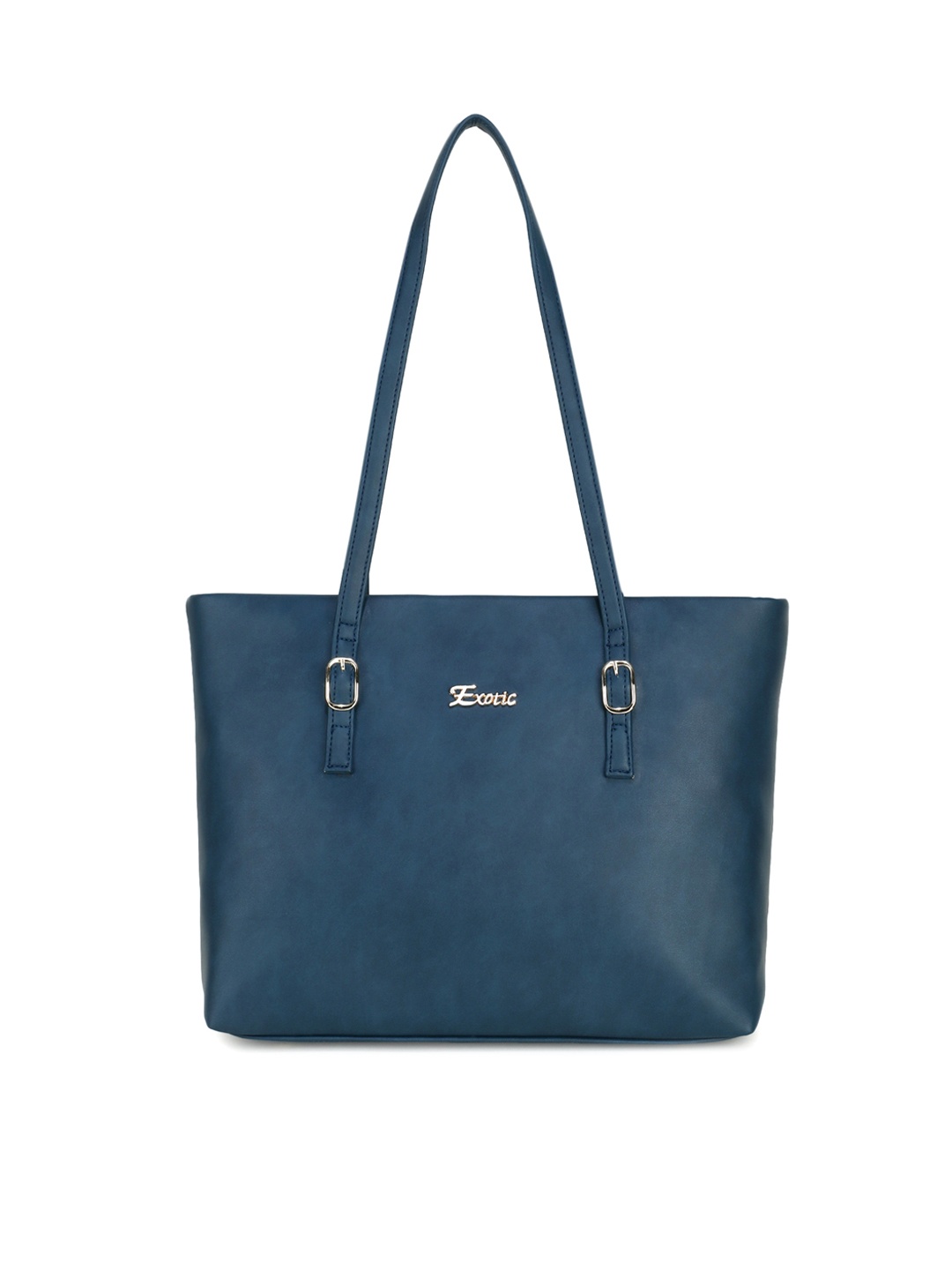

Exotic Blue Solid PU Structured Shoulder Bag