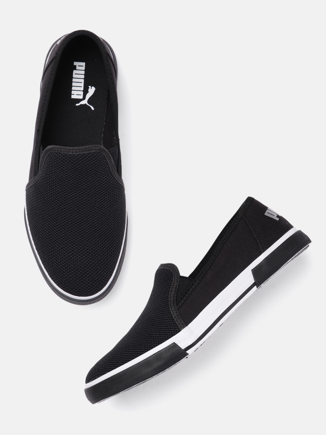

Puma Unisex Black Procyon Slip-On Sneakers