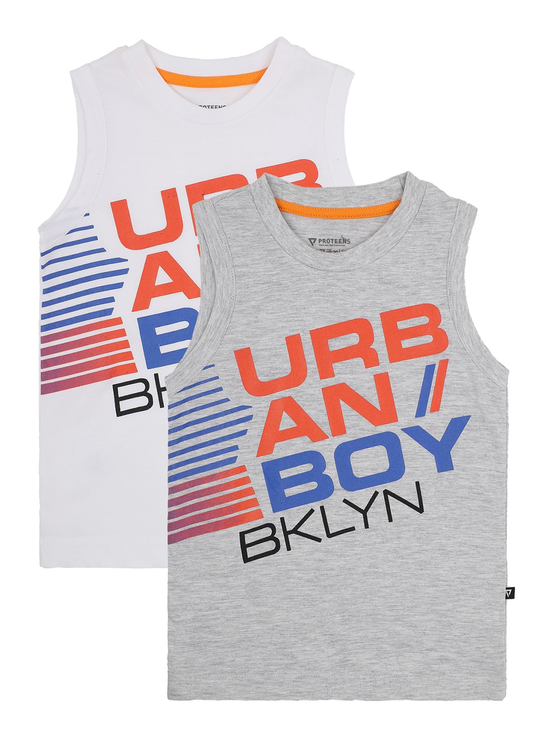 PROTEENS Boys Assorted Typography 2 Printed Cotton T-shirt