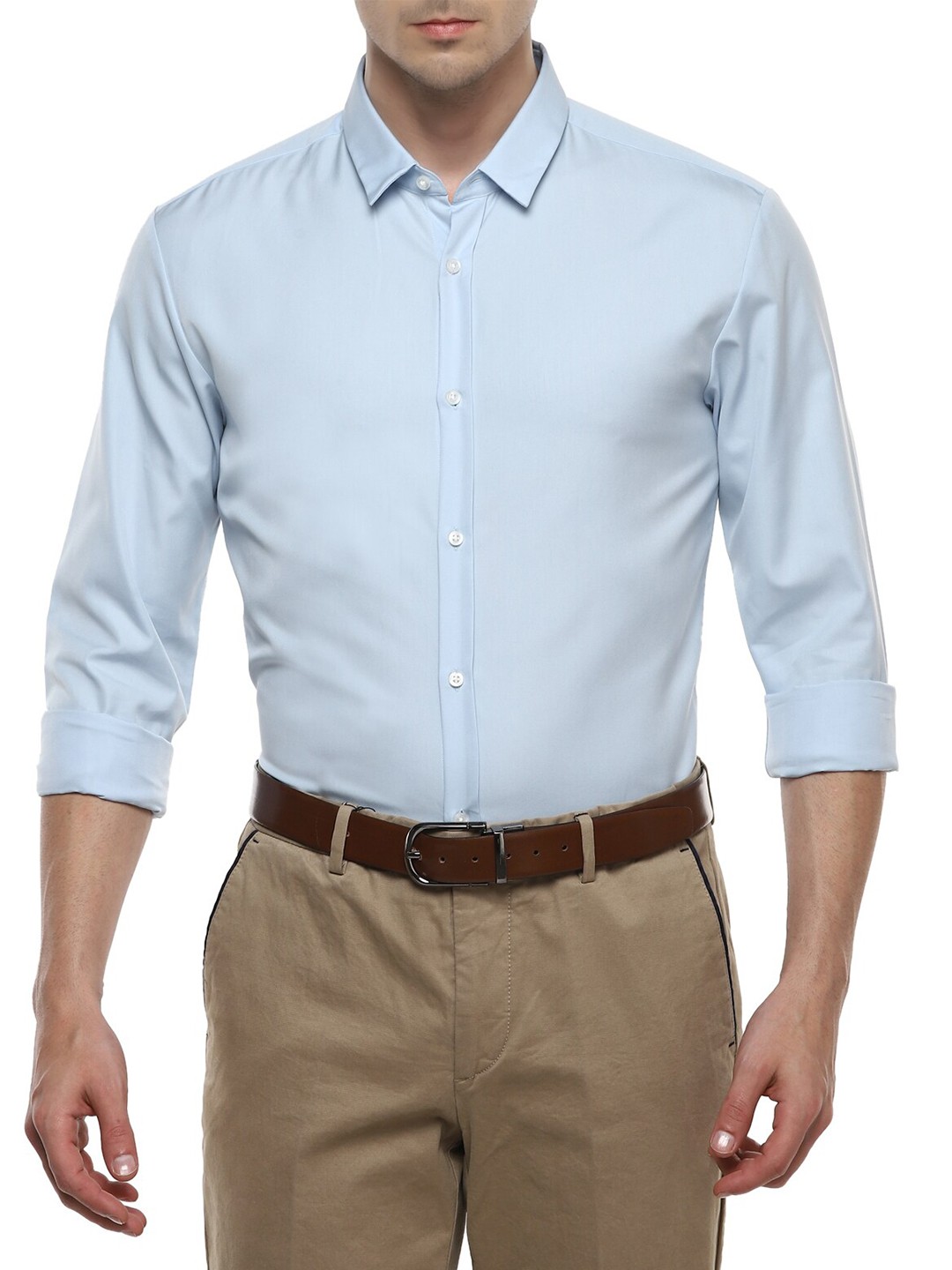 

HUGO Men Blue Comfort Slim Fit Casual Shirt