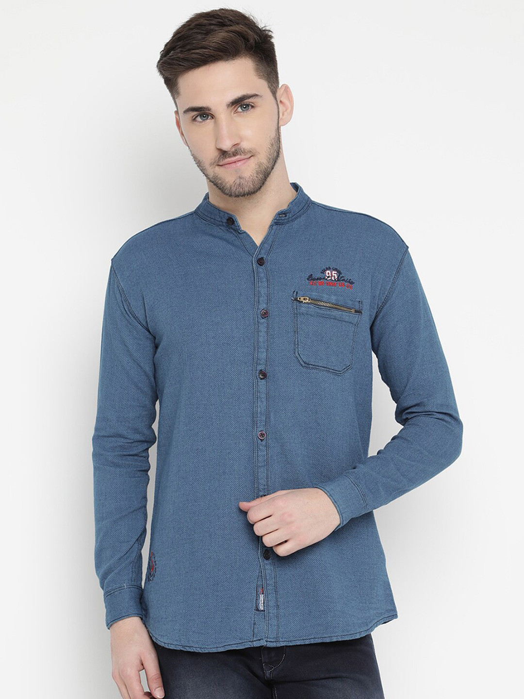 

V2 Value & Variety Men Blue Casual Shirt