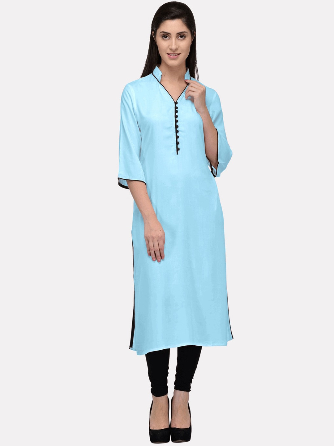 

KALINI Women Blue Kurta