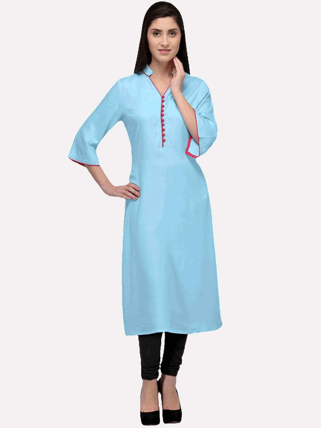 

KALINI Women Blue Kurta