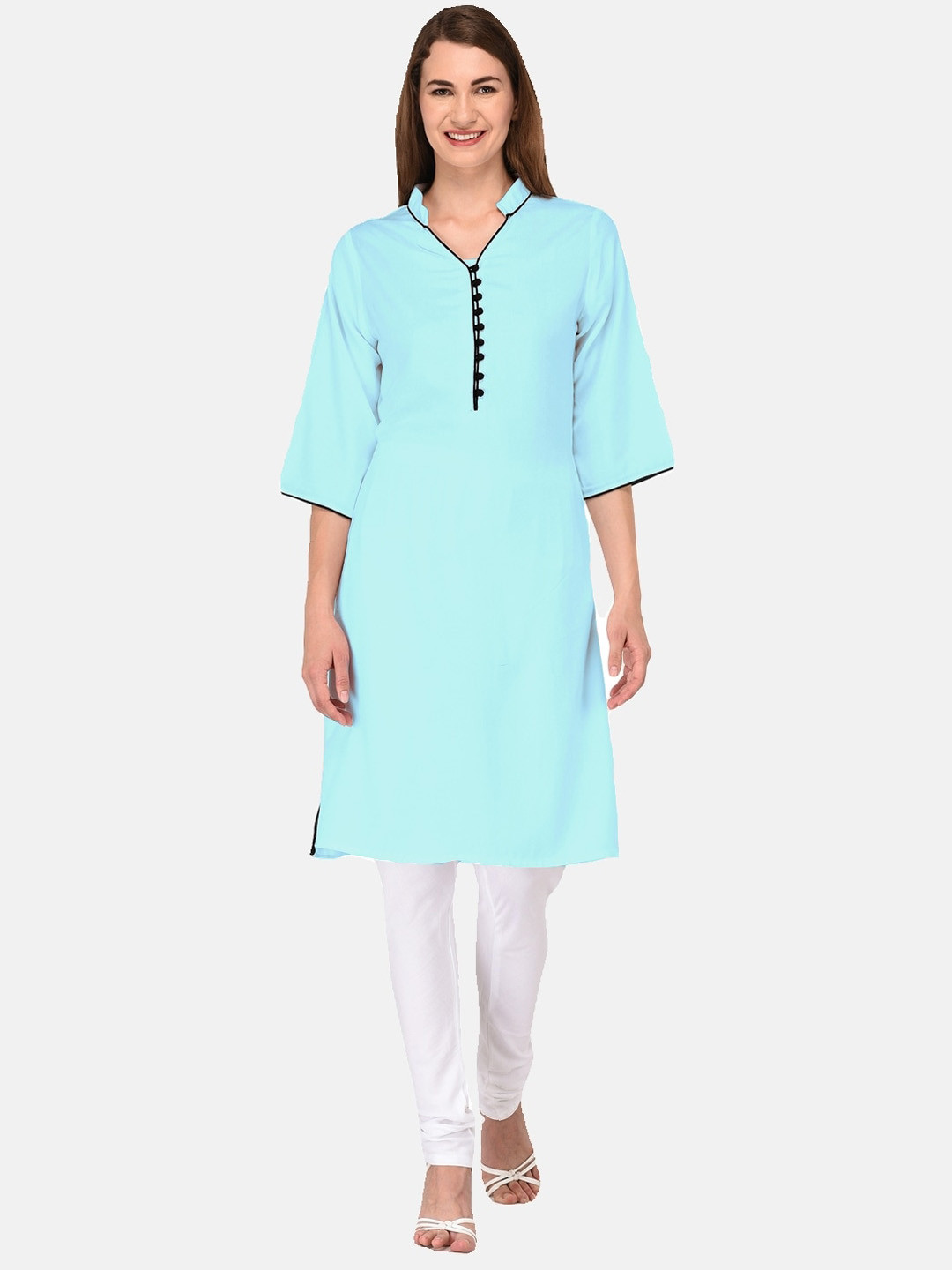 

KALINI Women Blue Kurta
