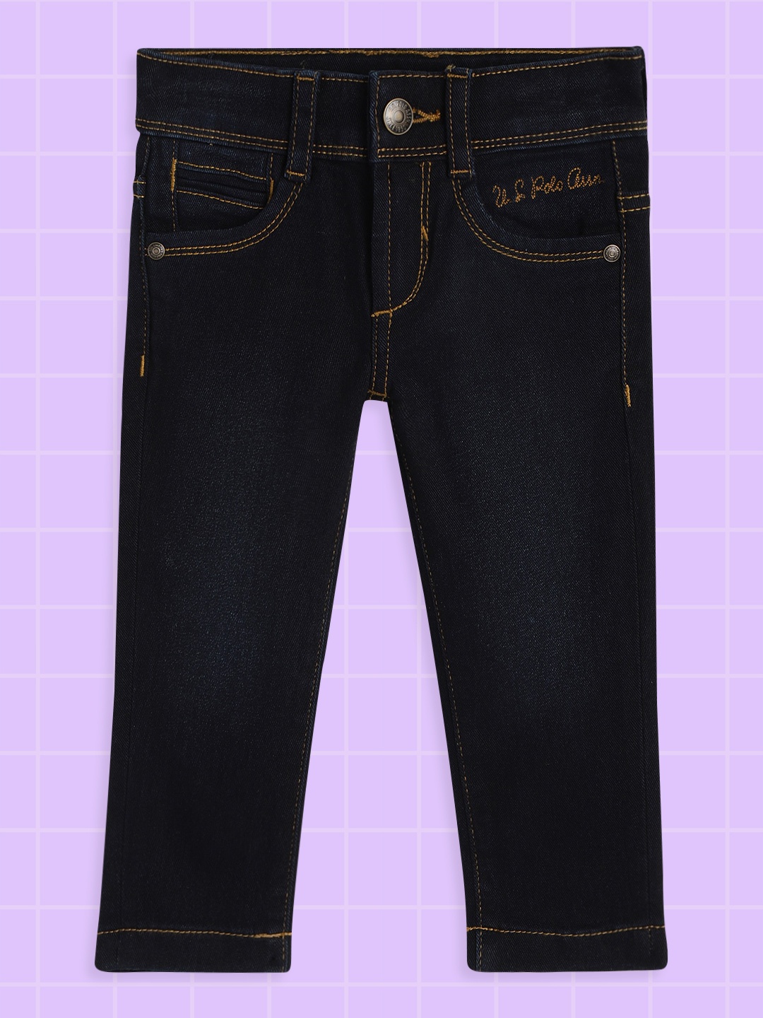 

U S Polo Assn Kids Boys Blue Stretchable Jeans
