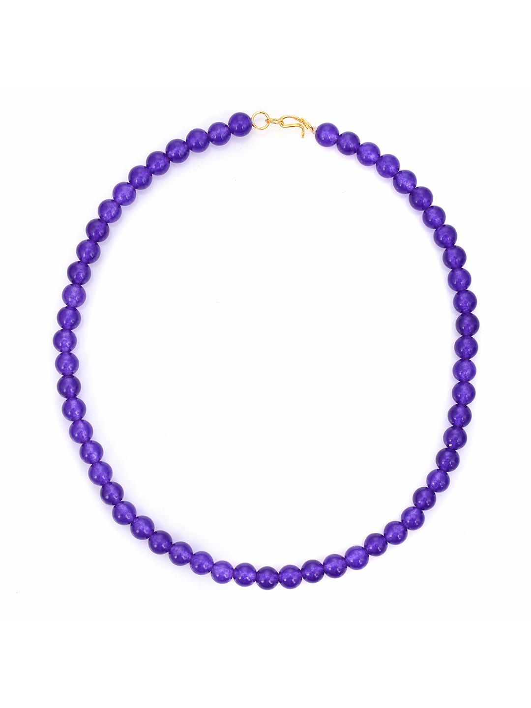 

Tistabene Women Purple Beads single stranded Necklace