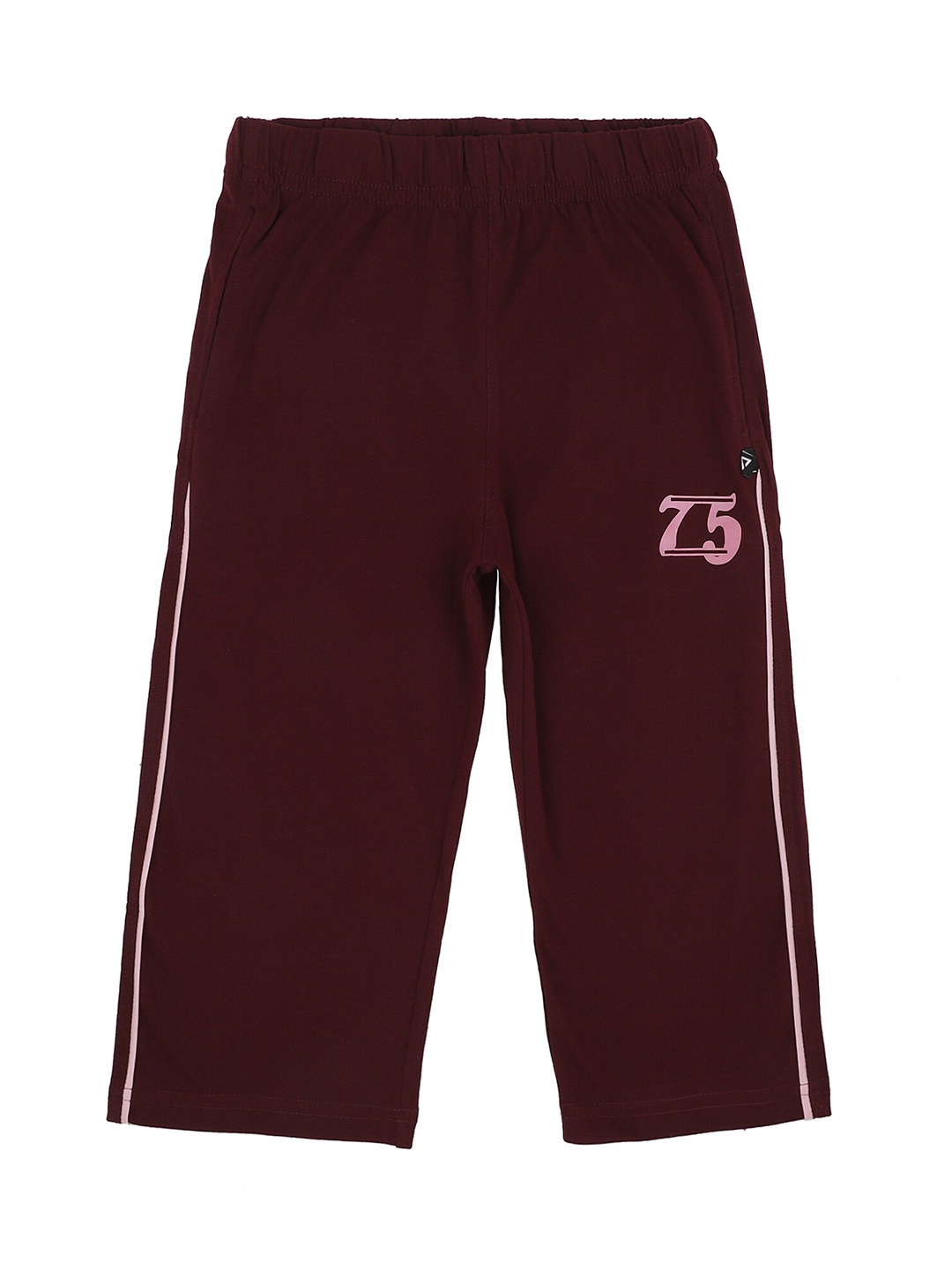 

PROTEENS Girls Maroon Cotton Capris