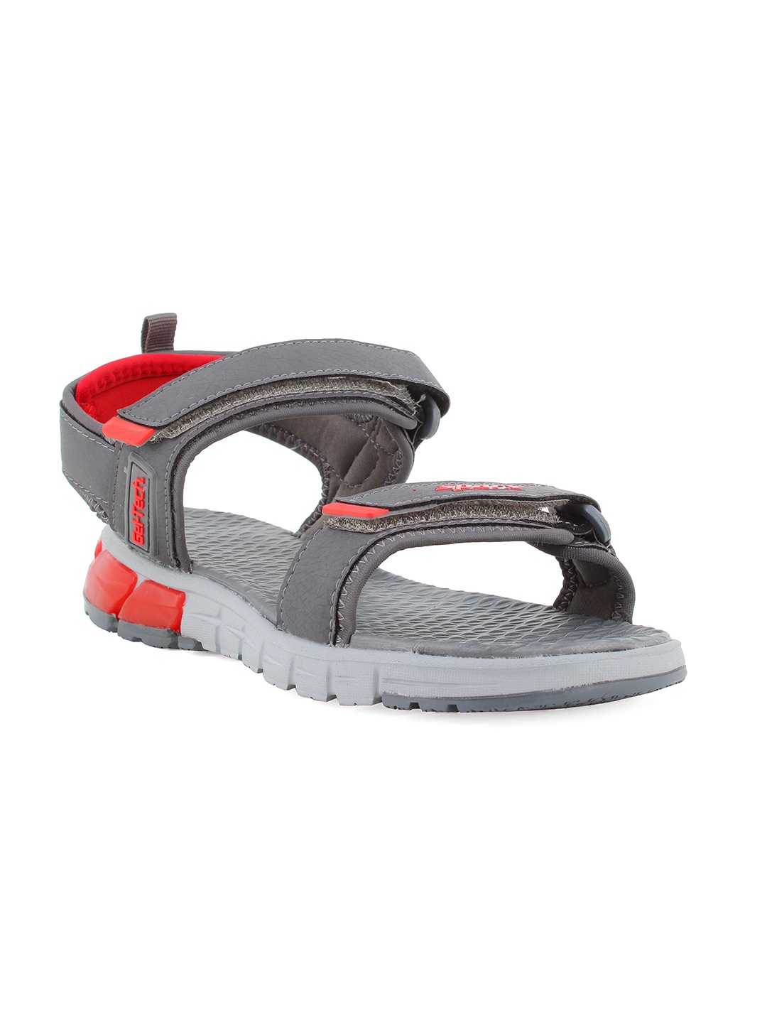 

Sparx Men Grey & Red Sports Sandals