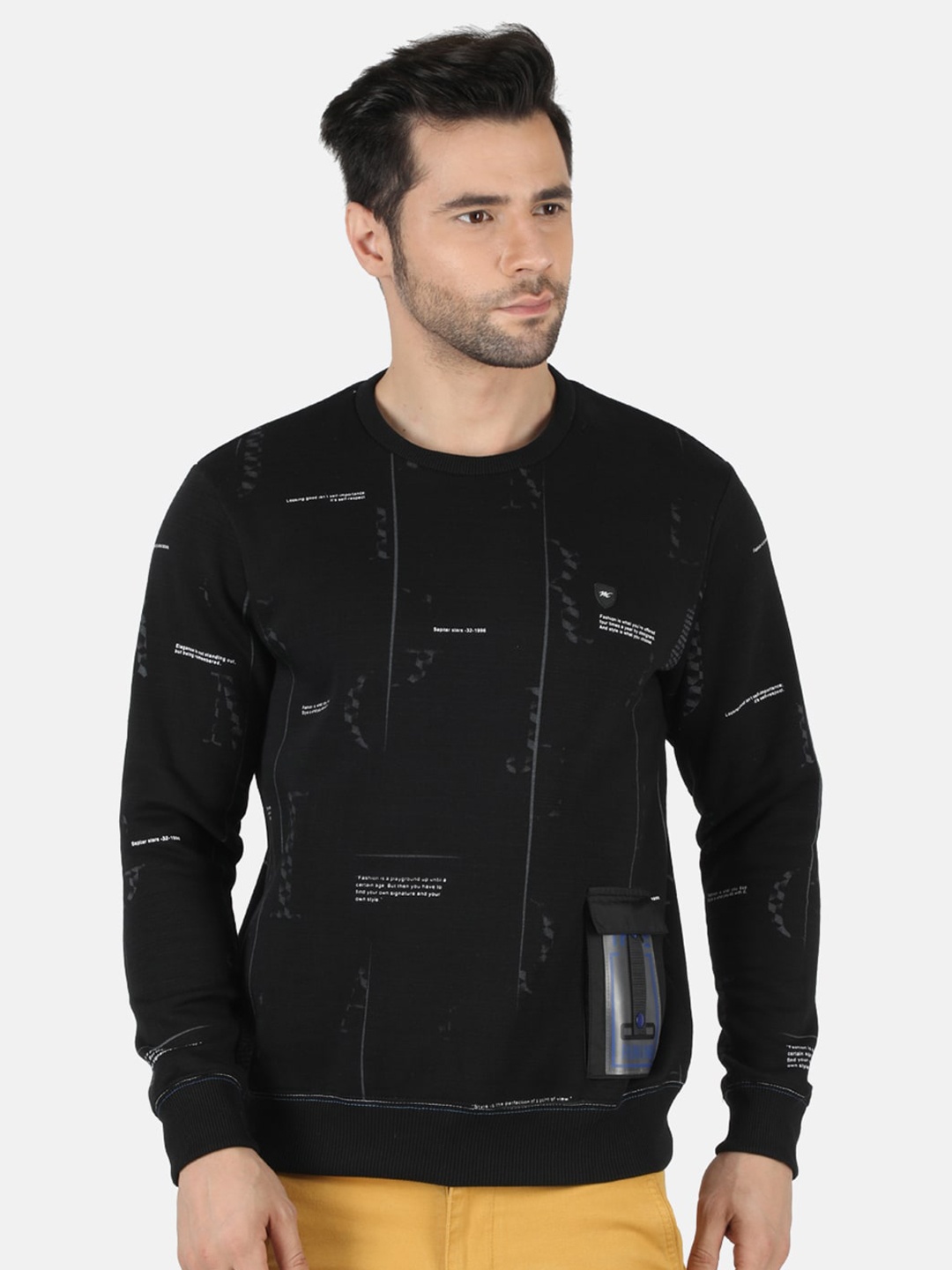 

Monte Carlo Men Multicoloured Printed Sweatshirt, Multi