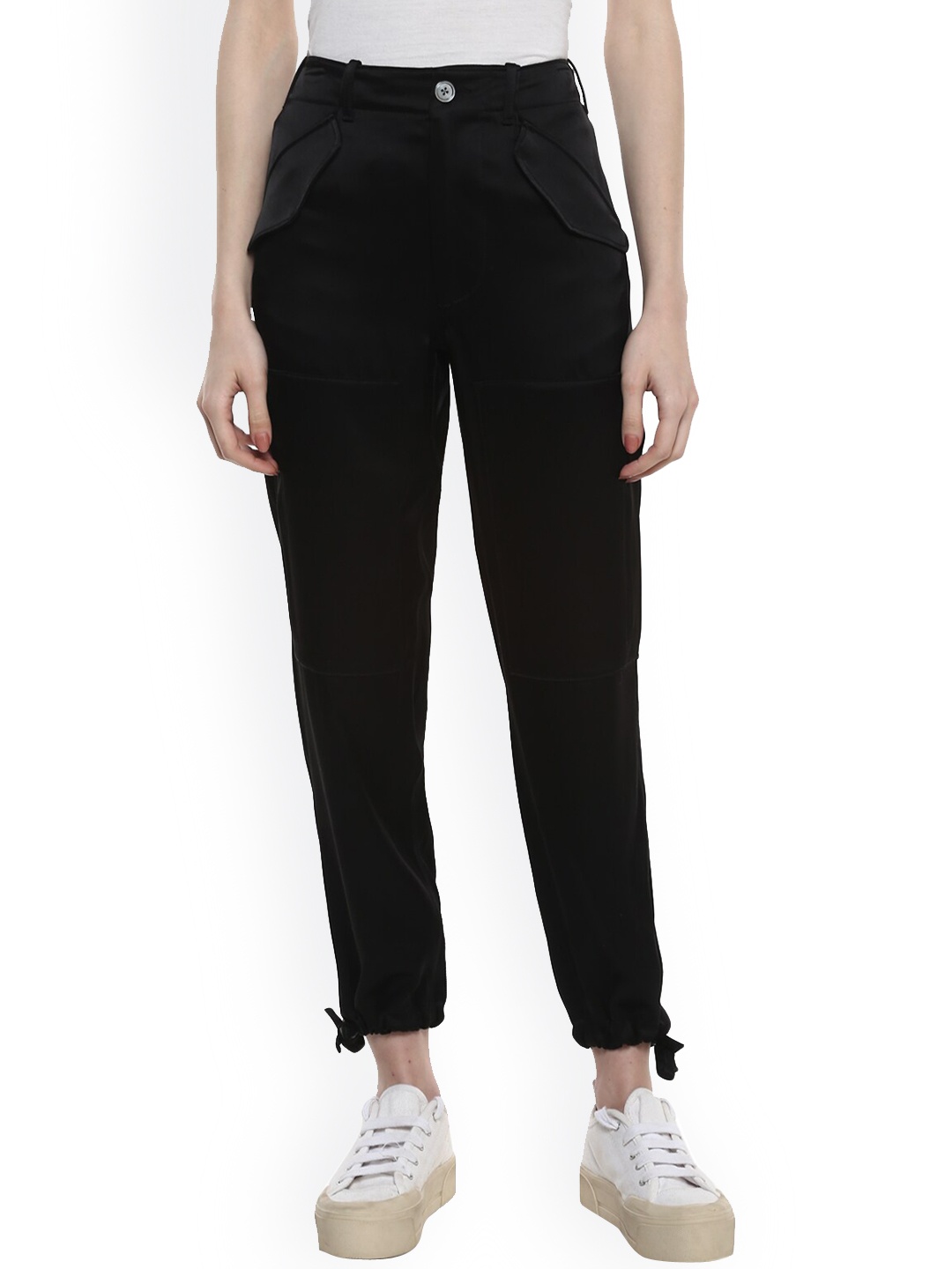 

Polo Ralph Lauren Women Black Custom Trousers