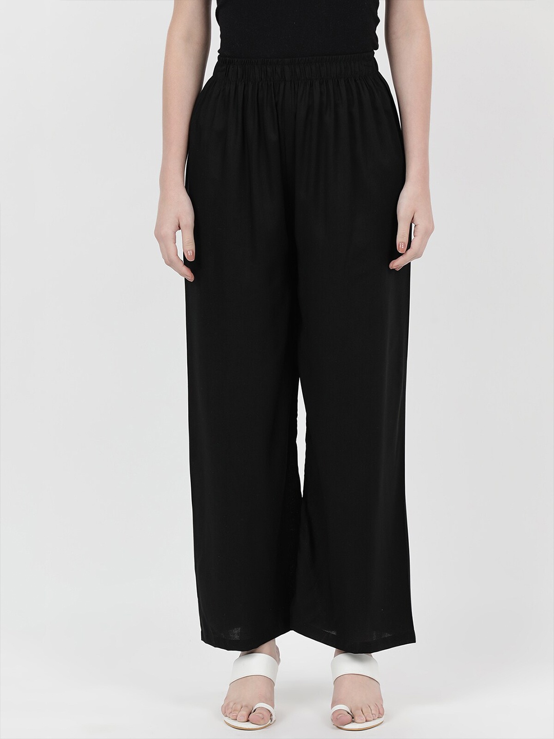 

V2 Value & Variety Women Black Ethnic Palazzos