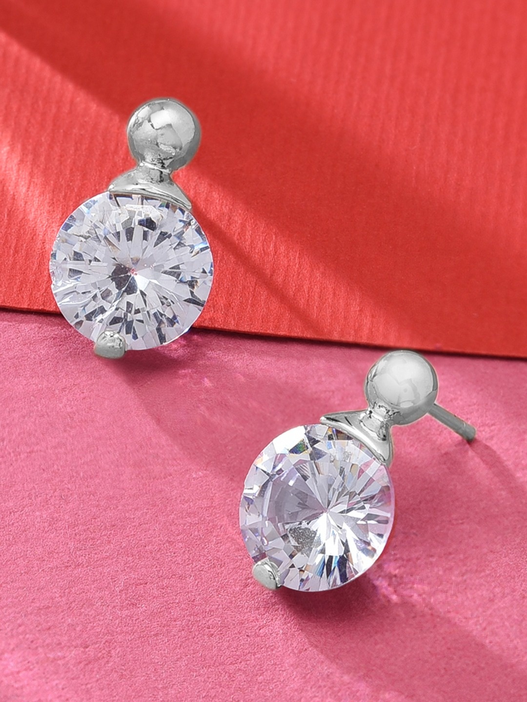 

AMI Silver-Plated Contemporary Studs