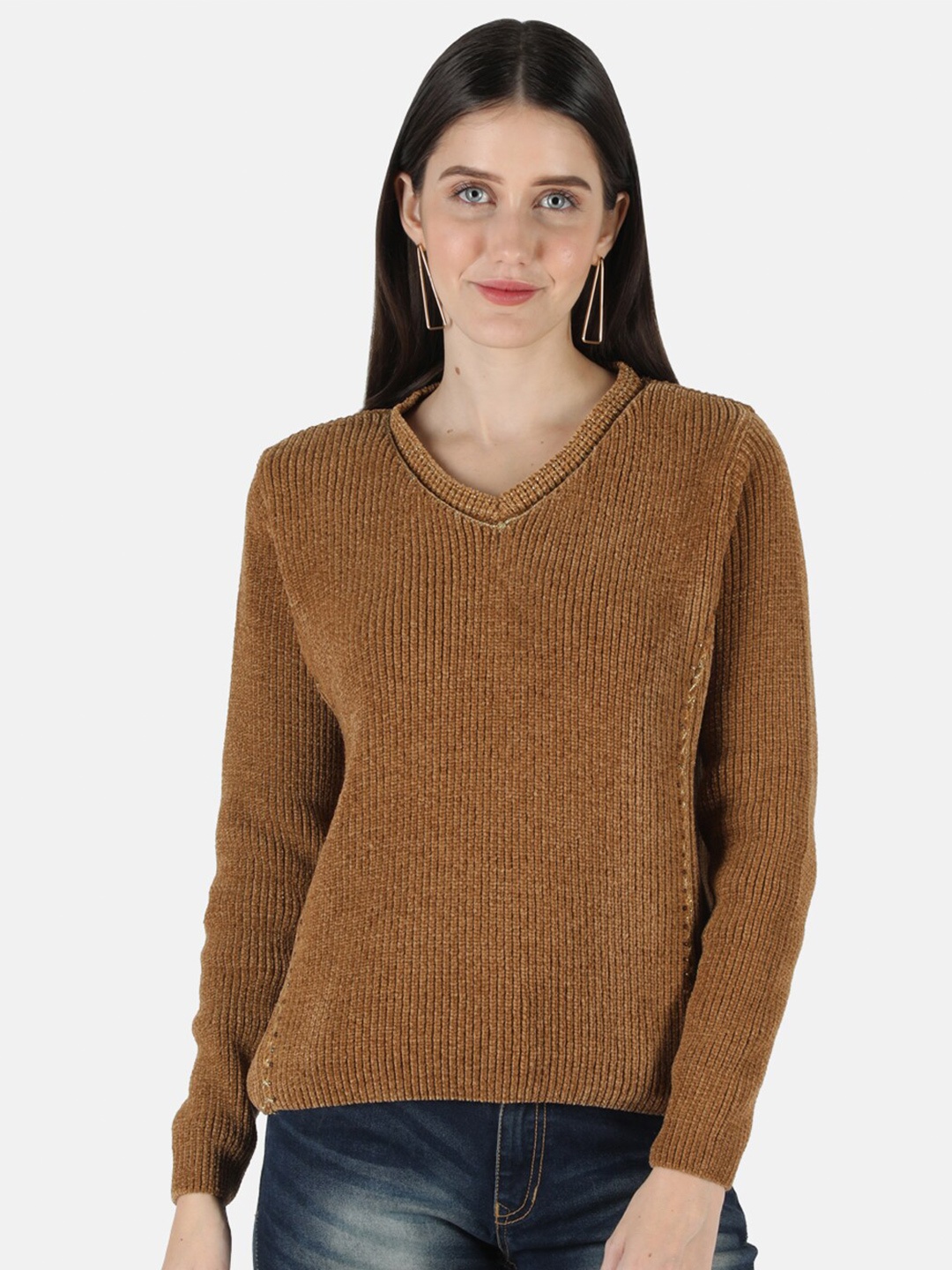 

Monte Carlo Women Brown Pullover