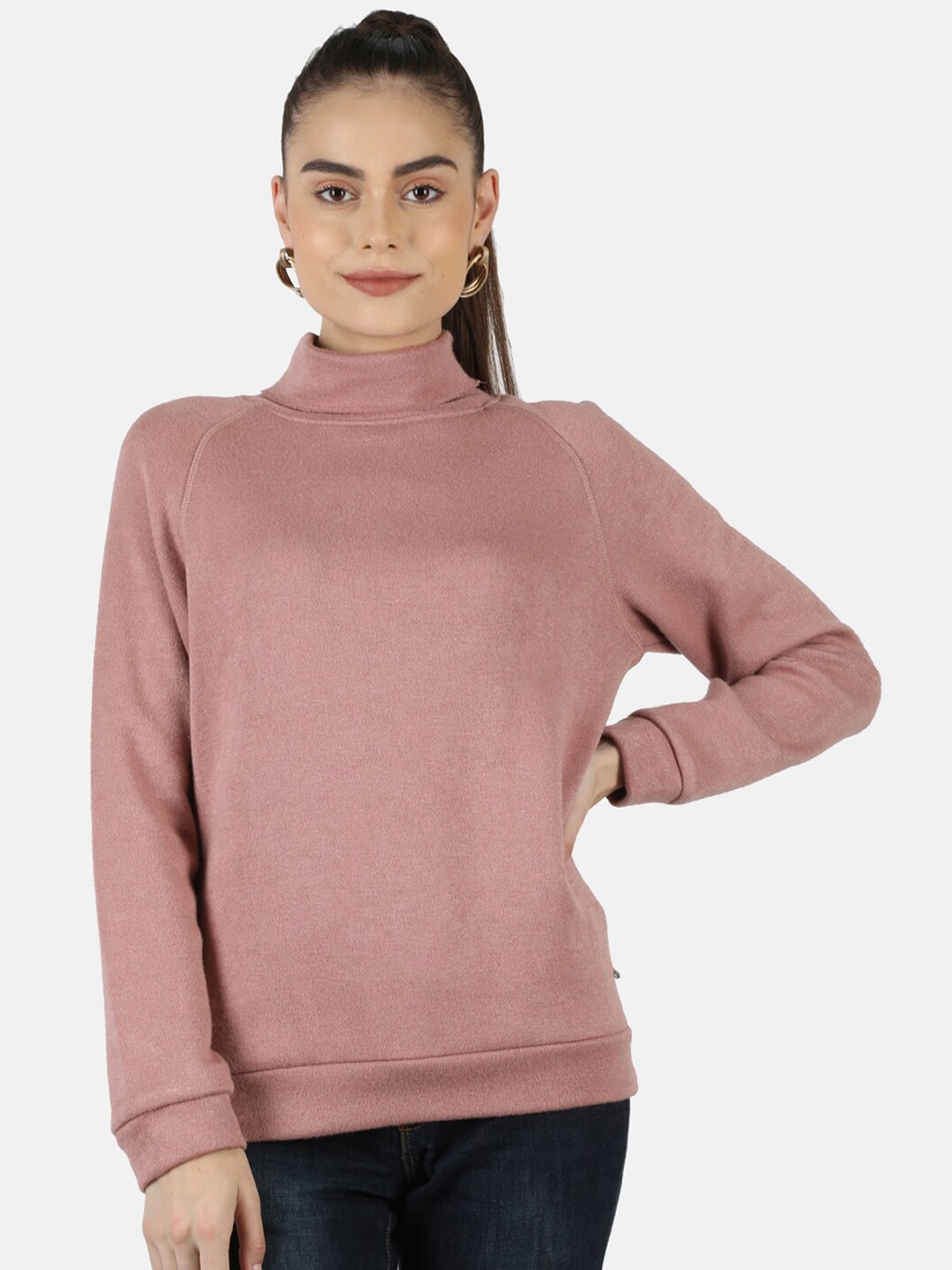 

Monte Carlo Women Beige Cotton Pullover